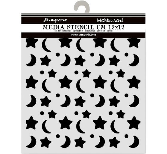 Stencil "Baby - Star and Moon"