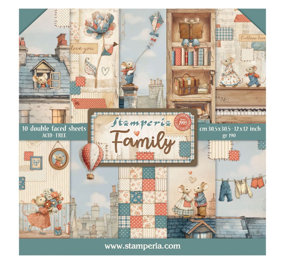 Scrapbook-Block "Family"