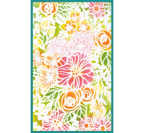 Sizzix Stencil Set "Botanicals", 4 St&uuml;ck