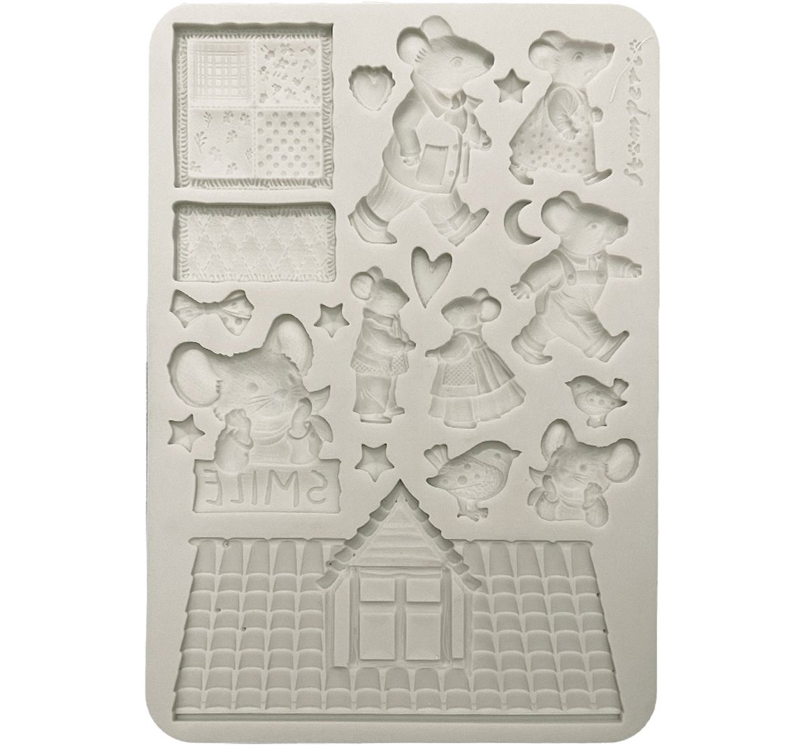 Silikonform A5 "Family - Mice"