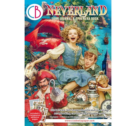 Junk Journal & Ephemera Book "Neverland"