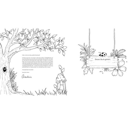 Buch "Waldgefl&uuml;ster"