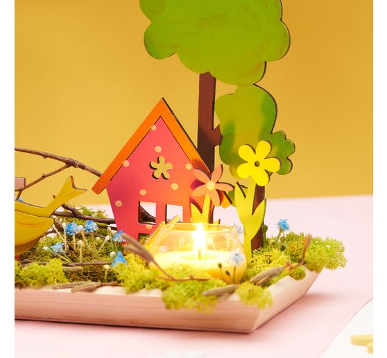 VBS Wooden building kit "House in the green"