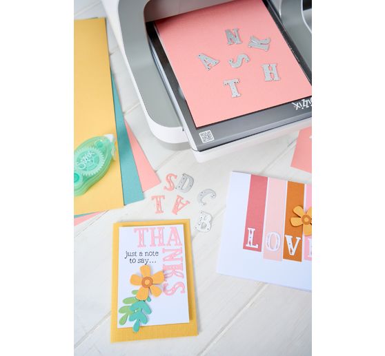 Sizzix Thinlits Punching template "Folk Alphabet"