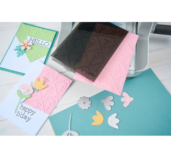 Sizzix Thinlits Punching template "Friendly Florals"