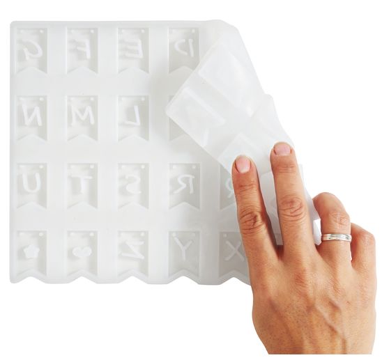 VBS Silicone casting mould "Pennant garland"