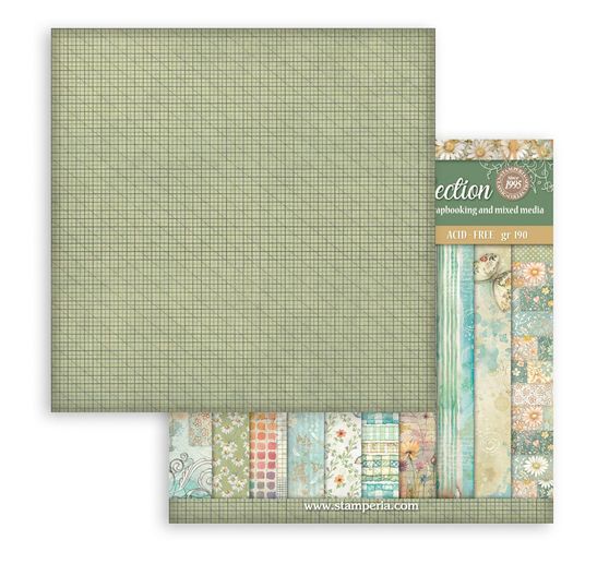 Scrapbook block "Daisy Art Backgrounds"