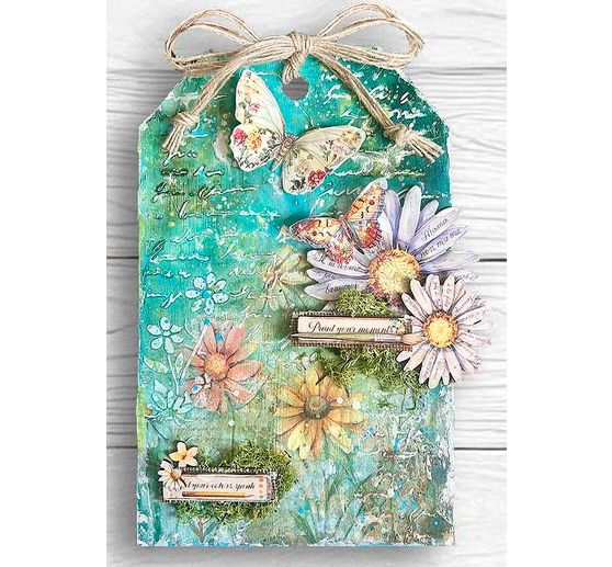 Schablone "Daisy Art - Letter and Butterfly"