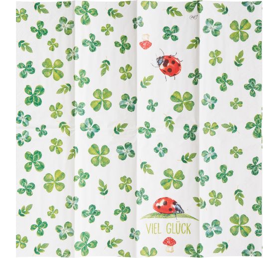 Paper handkerchiefs "Viel Gl&uuml;ck"