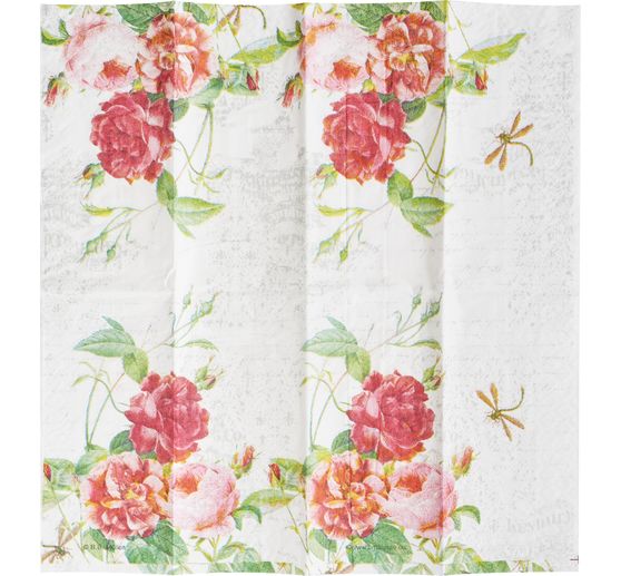 Papiertaschent&uuml;cher "Rosenpracht"