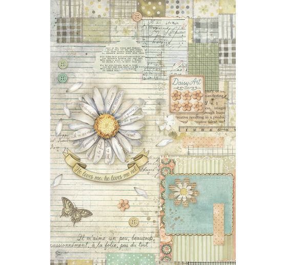 Junk Journal Book "Daisy Art"