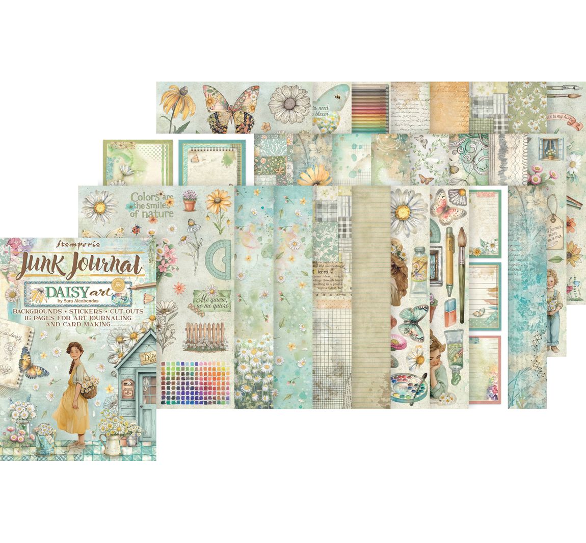 Stamperia Junk Journal Book "Daisy Art"