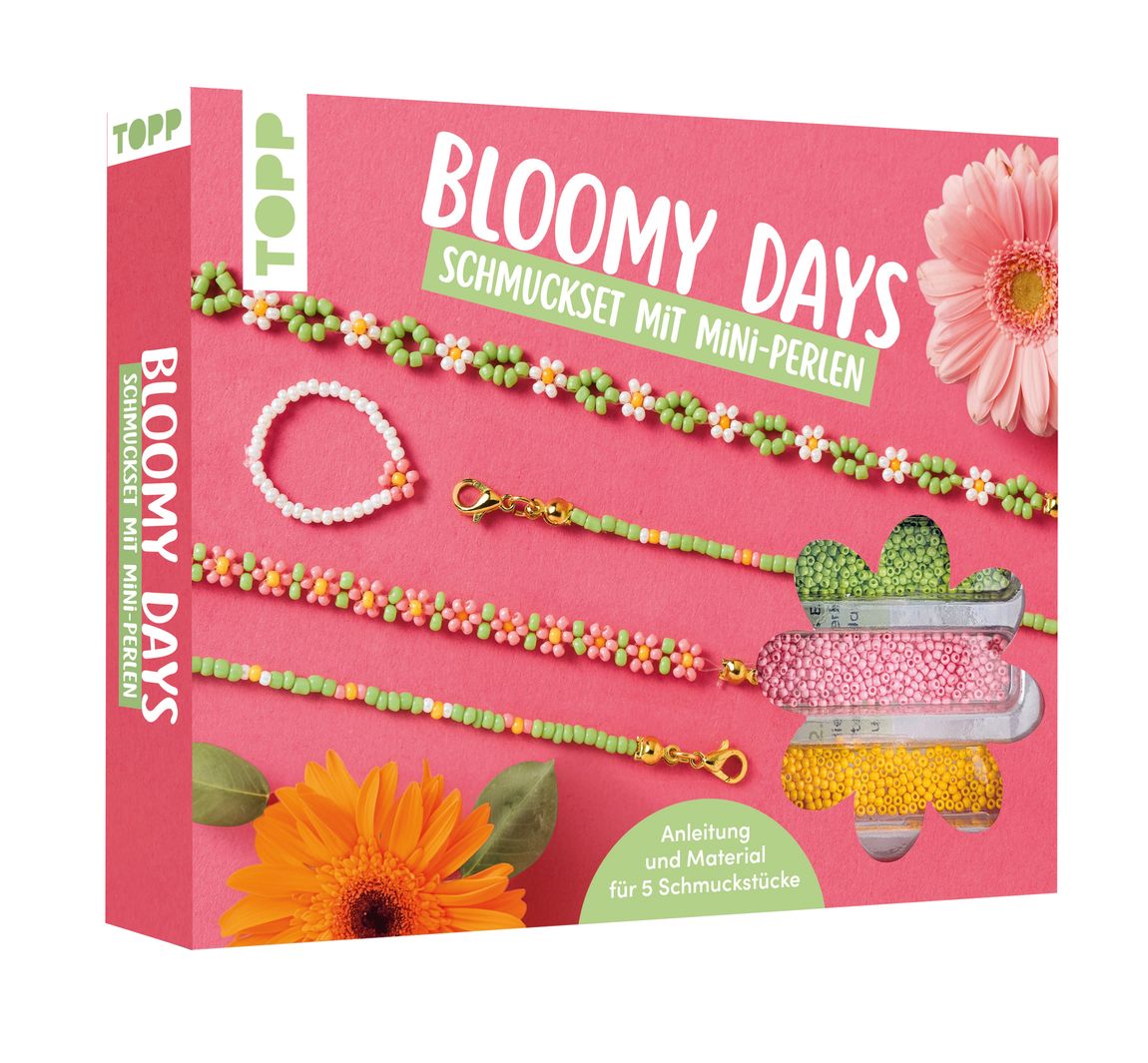 Schmuckset mit Mini-Perlen "Bloomy Days"