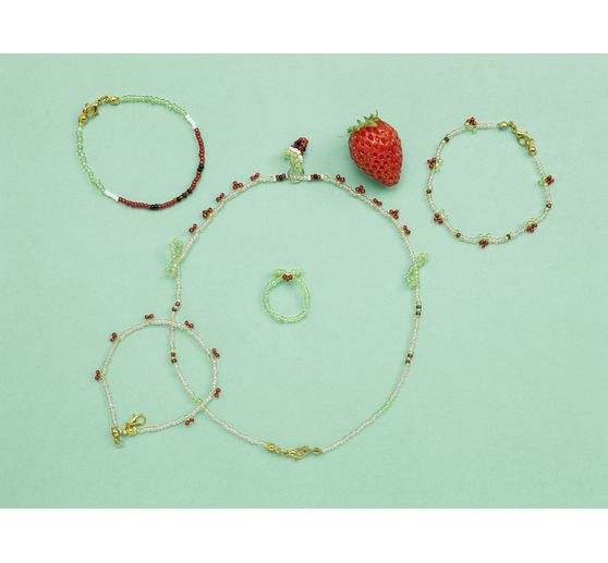 Schmuckset mit Perlen "Fruity Summer"