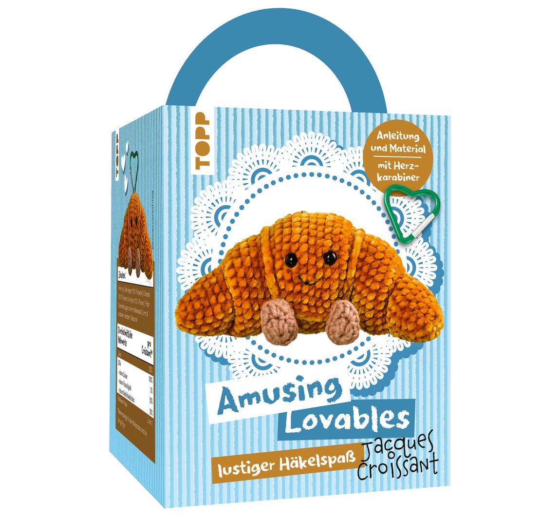 Häkelset "Amusing Lovables - Jacques Croissant"