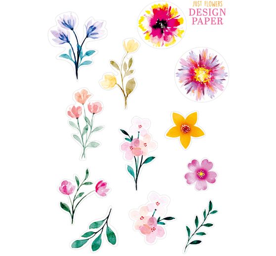 Design Paper "Just Flowers"