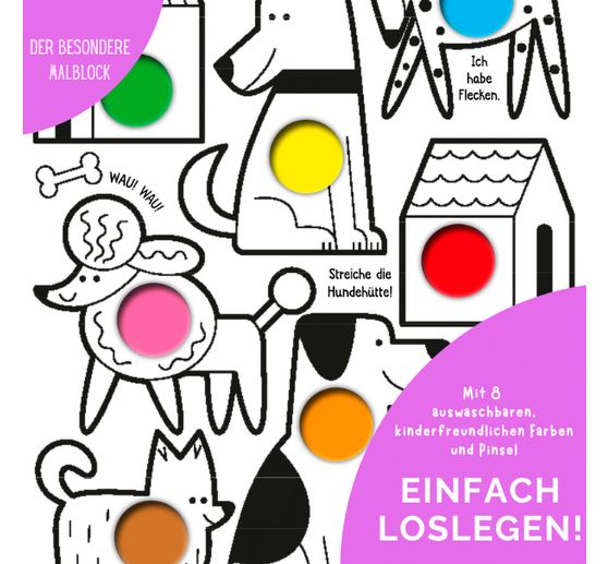 Buch "Mein erster Wasserfarben-Malblock - Tiere"