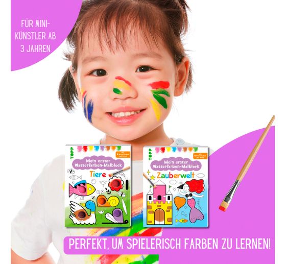 Buch "Mein erster Wasserfarben-Malblock - Tiere"