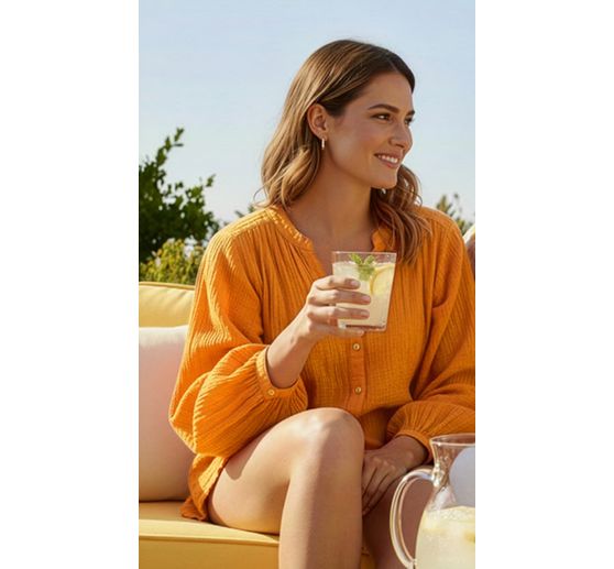 Musselin-Baumwollstoff "Uni"