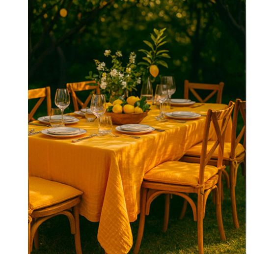 Musselin-Baumwollstoff "Uni"