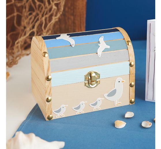 VBS Round lid chest with fitting