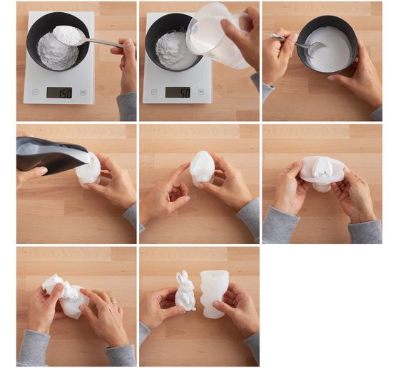 VBS KeraHobby Gie&szlig;-Set "Hase"