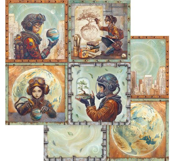 Scrapbook block "A New Beginning"