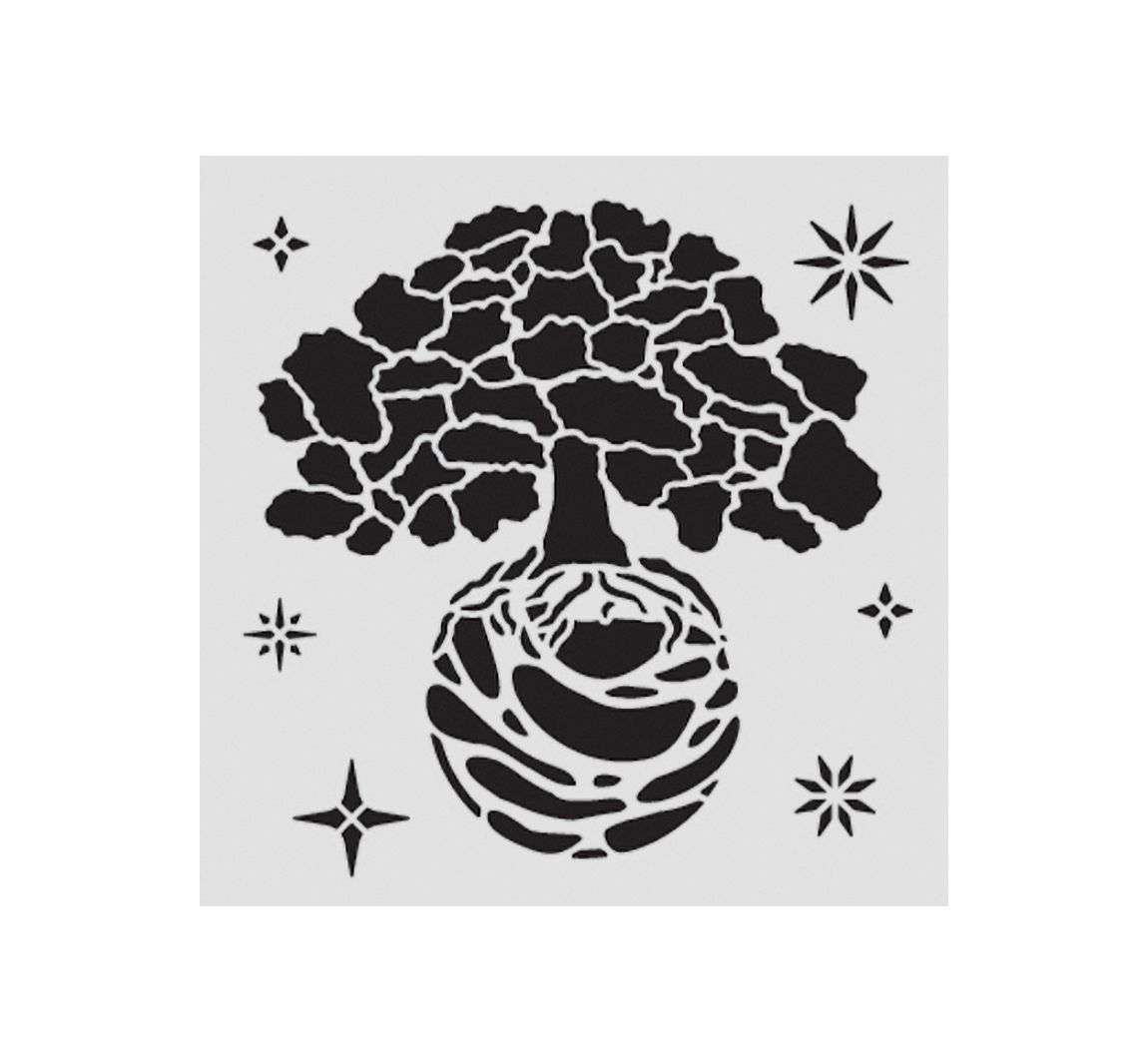 Schablone "A New Beginning - World Tree"