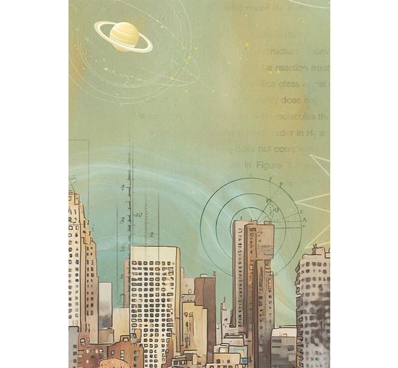 Motiv-Strohseide Backgrounds "A New Beginning", 8er-Set