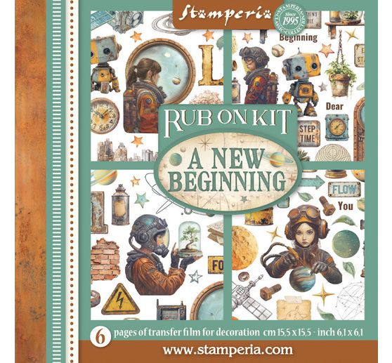 Rub On Sortiment "A New Beginning"