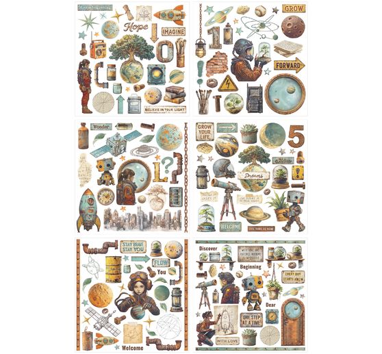 Rub On Sortiment "A New Beginning"