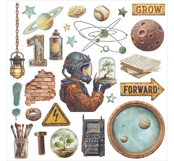 Rub On Sortiment "A New Beginning"