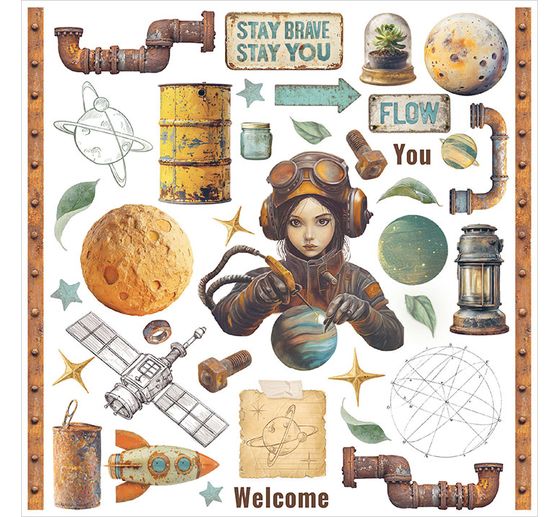 Rub On Sortiment "A New Beginning"