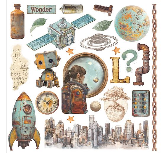 Rub On Sortiment "A New Beginning"