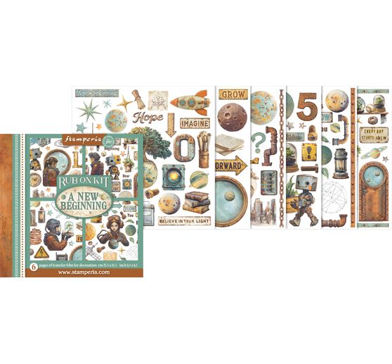 Rub On Sortiment "A New Beginning"