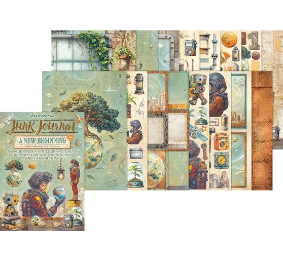 Junk Journal Book "A New Beginning"