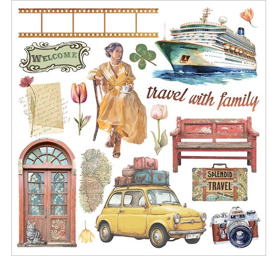 Rub On Sortiment "Art of Travelling"