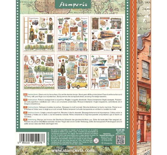XL Rub On Sortiment "Art of Travelling"