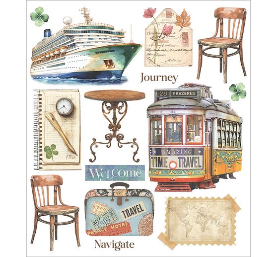 XL Rub On Sortiment "Art of Travelling"