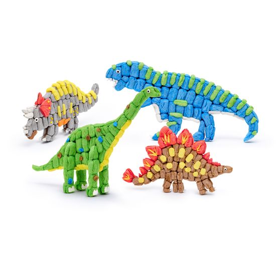 PlayMais Kartenset Classic "Dinoworld"