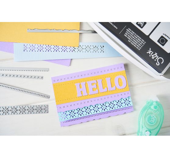 Sizzix Thinlits Stanzschablone "Page Edges"