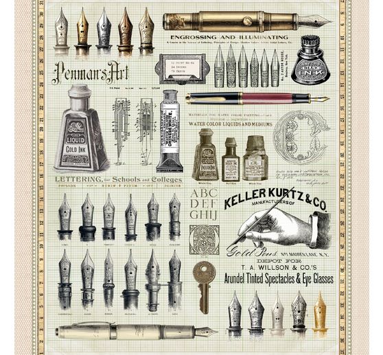 Scrapbook paper "Typographic"