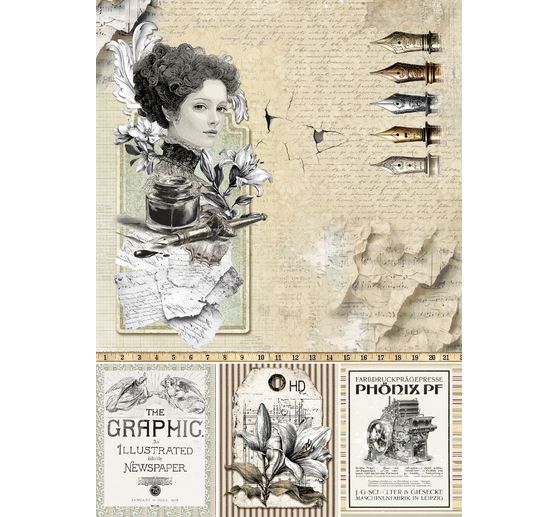 Paper set "Typographic"