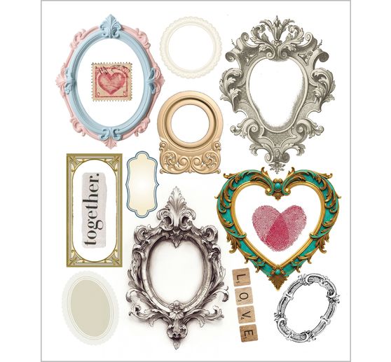 Art Stickers "Whisper Frames"