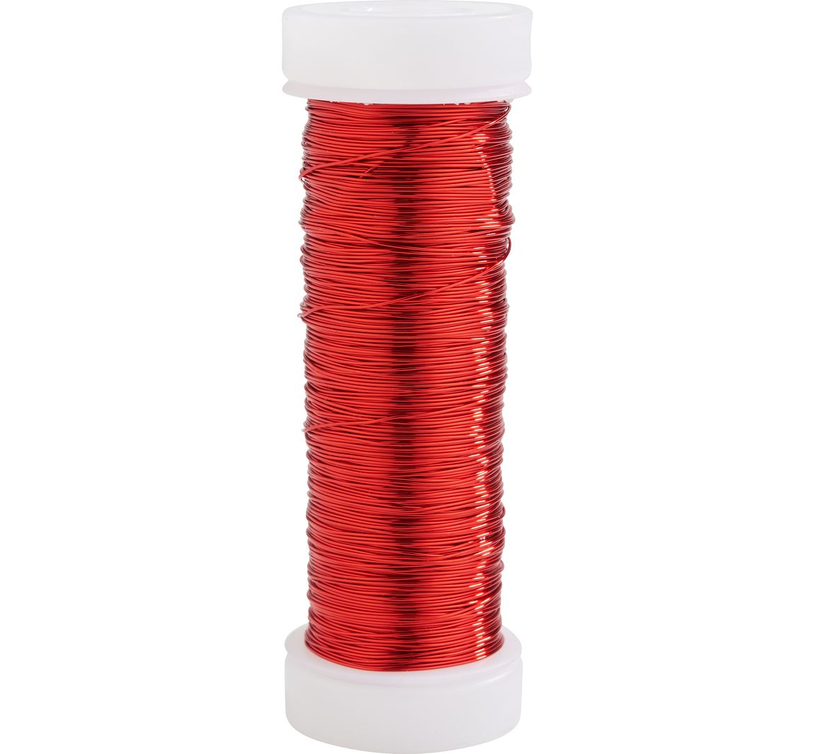 Kupferlackdraht, Ø 0,30 mm, 50 m - Rot