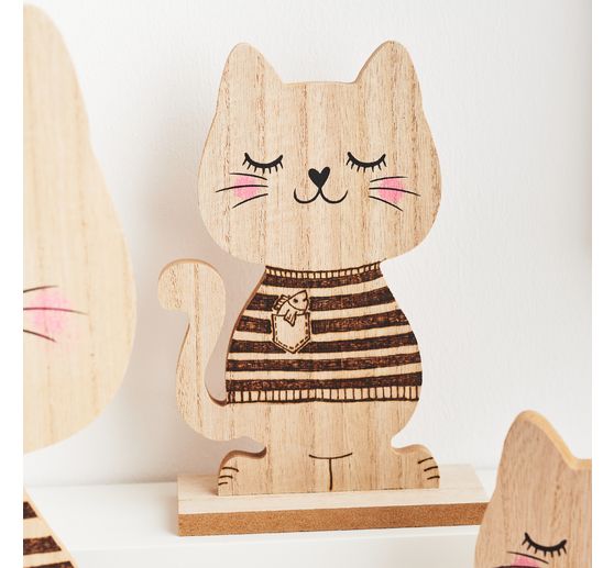 VBS Holz-Figur "Katze"