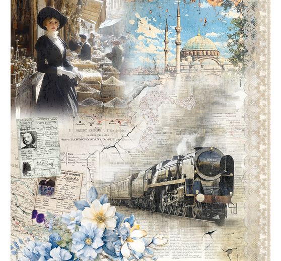 Scrapbook-Papier "Eastern Journey"
