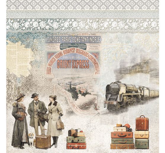 Scrapbook-Papier "Eastern Journey"