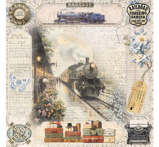 Scrapbook-Papier "Eastern Journey"