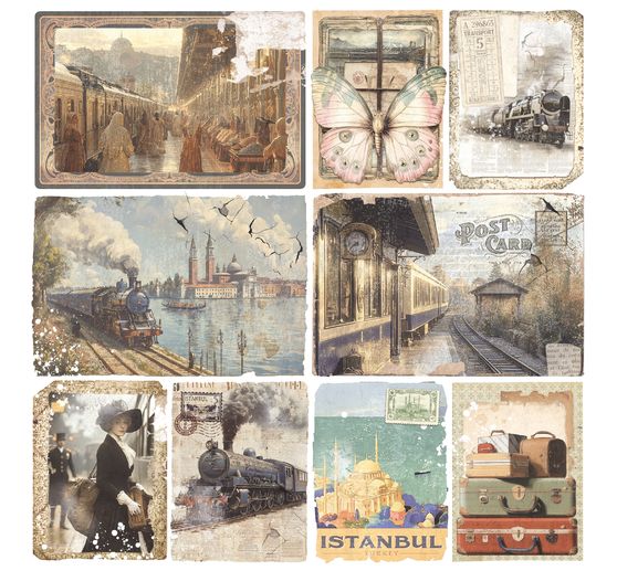 Scrapbook-Papier "Eastern Journey"